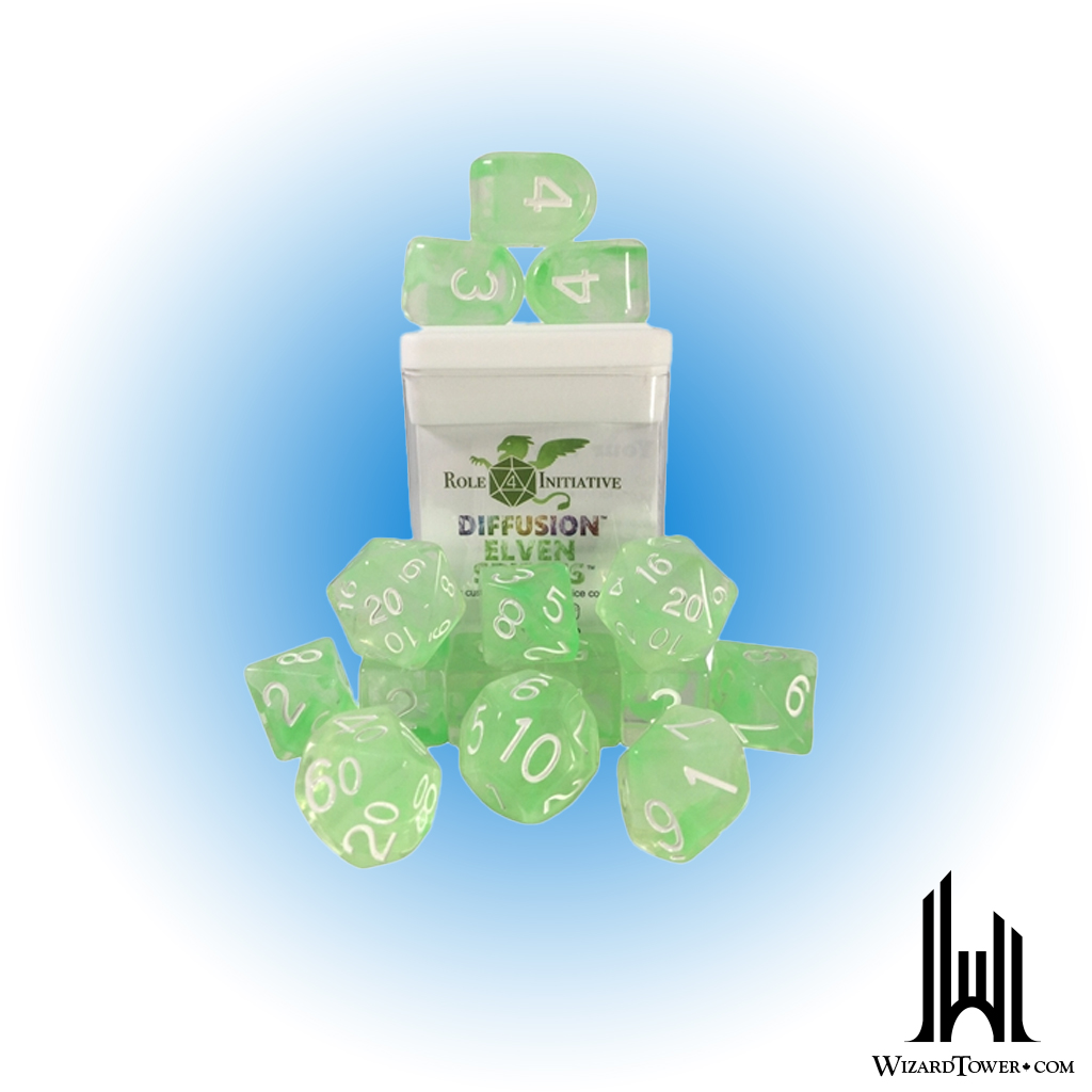 SET OF 7 DICE: DIFFUSION ELVEN SPIRITS